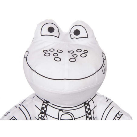 Manualidades Niños: Peluche para Colorear Rana Pincello (8 Unidades)
