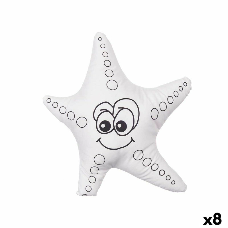 Manualidades Niños: Peluche para Colorear Pincello Estrella de Mar (8 Unidades) - Compra online en MegaJuguetes