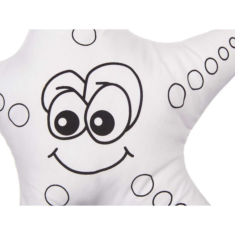 Manualidades Niños: Peluche para Colorear Pincello Estrella de Mar (8 Unidades)