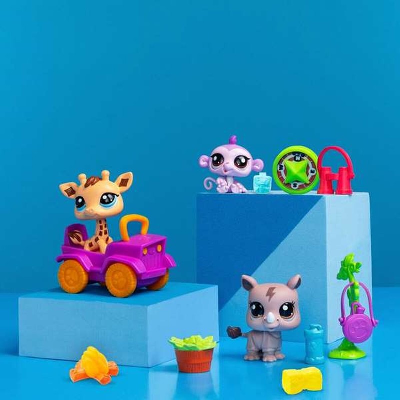Figuras Acción Niños: Playset Littlest Pet Shop SAFARI Bandai