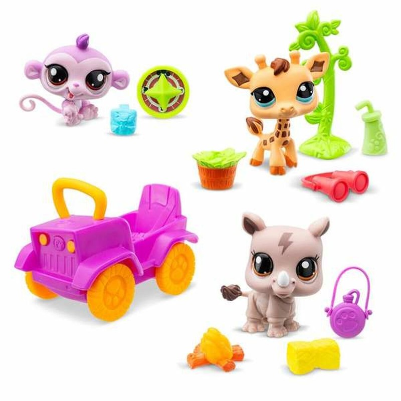 Figuras Acción Niños: Playset Littlest Pet Shop SAFARI Bandai