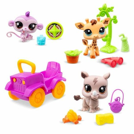 Figuras Acción Niños: Playset Littlest Pet Shop SAFARI Bandai