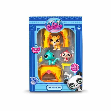 Figuras Acción Niños Playset Littlest Pet Shop Bandai 8 Piezas
