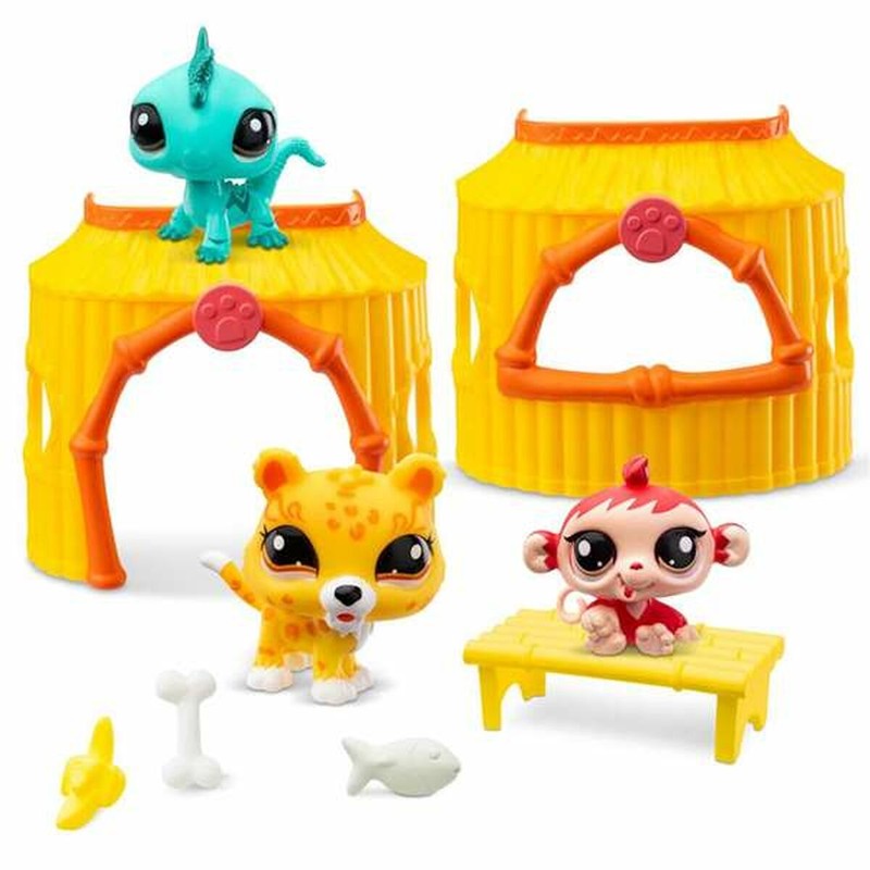 Figuras Acción Niños Playset Littlest Pet Shop Bandai 8 Piezas
