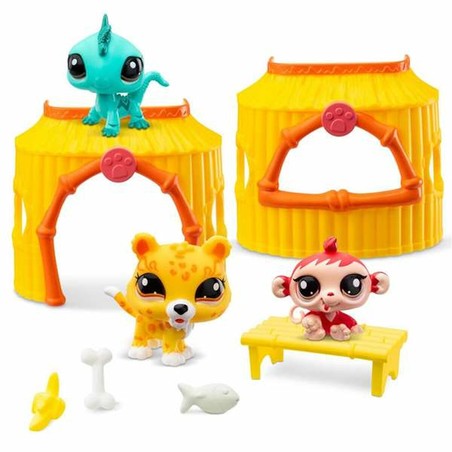 Figuras Acción Niños Playset Littlest Pet Shop Bandai 8 Piezas