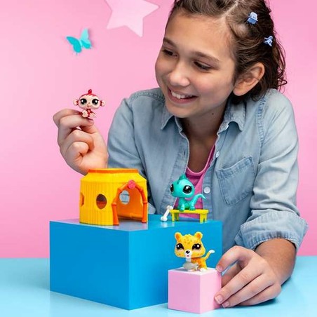 Figuras Acción Niños Playset Littlest Pet Shop Bandai 8 Piezas