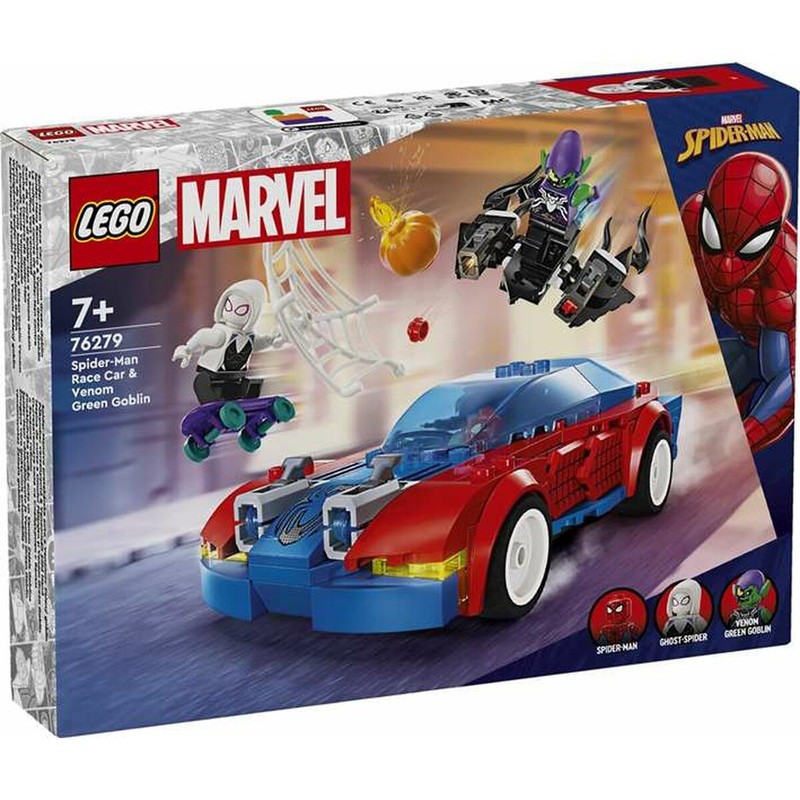 Juguetes Construcción Niños: LEGO Coche de Carreras Spider-Man y Duende Verde - Compra online en MegaJuguetes