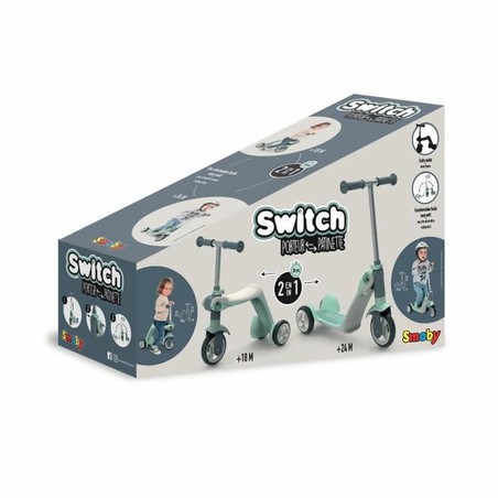 Juguetes Exterior Niños: Triciclo Smoby Switch Ajustable