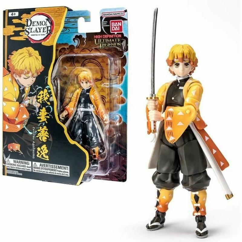 Figuras Acción Niños Zenitsu Agatsuma Articulada Demon Slayer Bandai - Compra online en MegaJuguetes