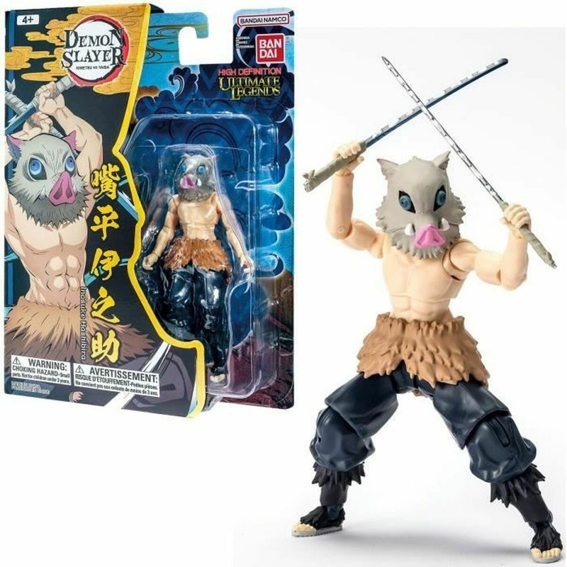Figura Acción Niños: Bandai Demon Slayer Inosuke Hashibira Articulada