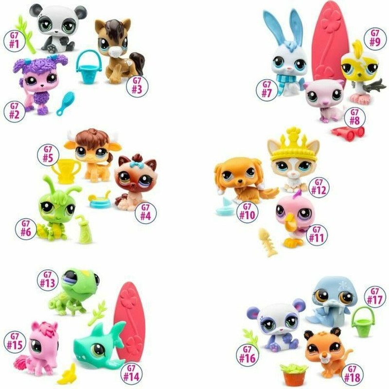 Figuras Acción Niños Playset Littlest Pet Shop Bandai Surtido
