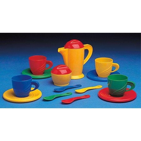Juego simbólico niños Vajilla Moltó Café 14 Piezas