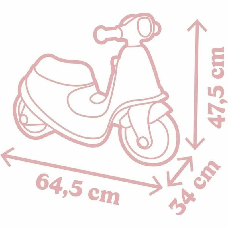 Juguetes exterior niños: Correpasillos Smoby Scooter Rosa