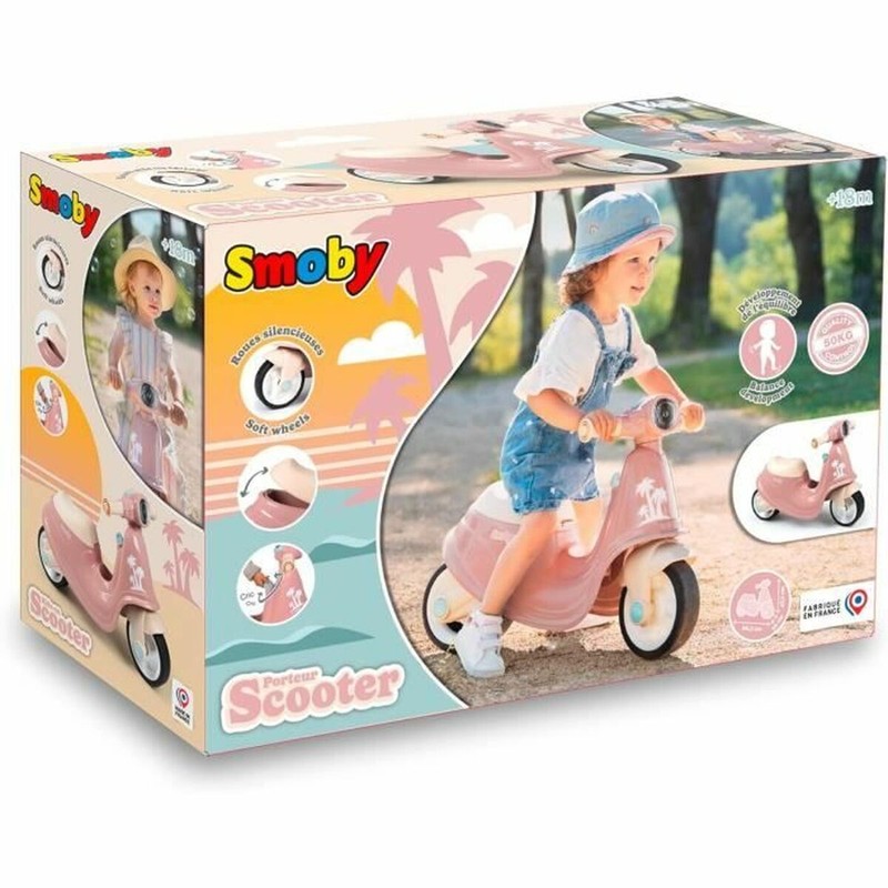 Juguetes exterior niños: Correpasillos Smoby Scooter Rosa