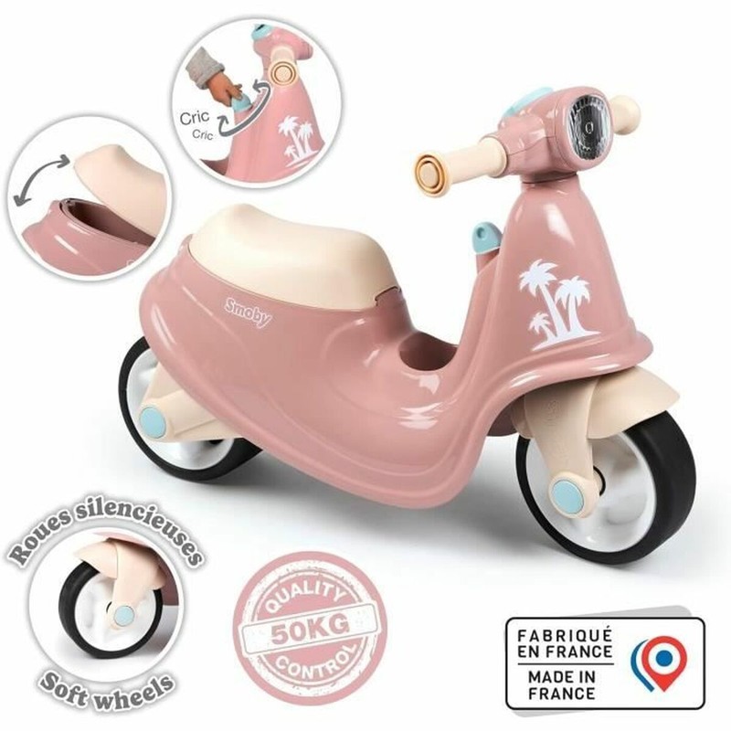 Juguetes exterior niños: Correpasillos Smoby Scooter Rosa