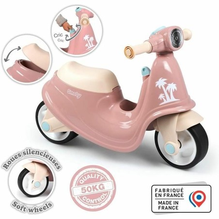 Juguetes exterior niños: Correpasillos Smoby Scooter Rosa
