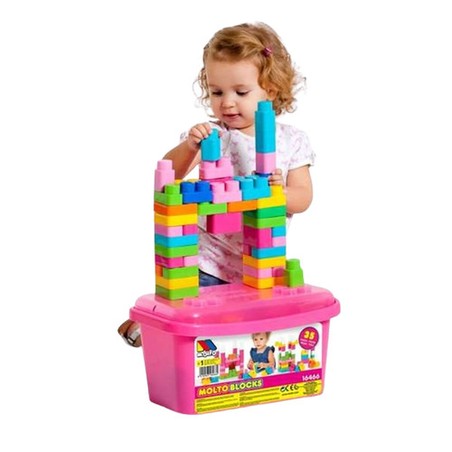 Juguetes Construcción Niños Moltó: Set 35 Piezas - Compra online en MegaJuguetes