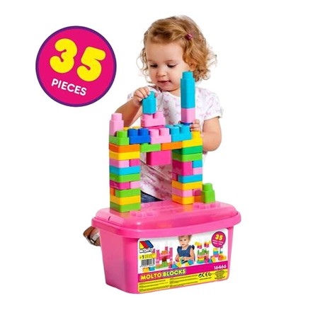 Juguetes Construcción Niños Moltó: Set 35 Piezas