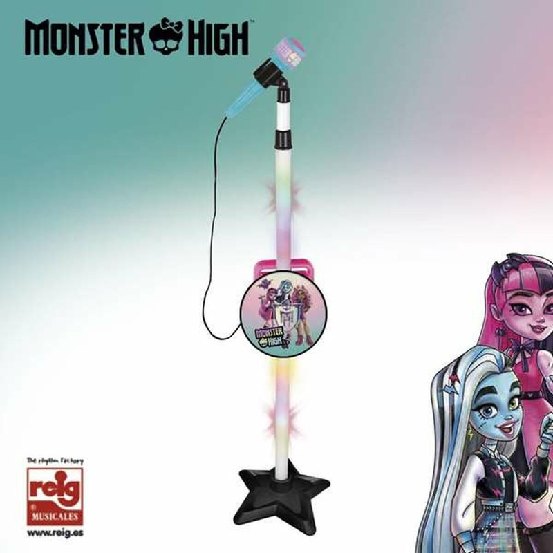 Juguetes Musicales Niños: Micrófono Monster High MP3