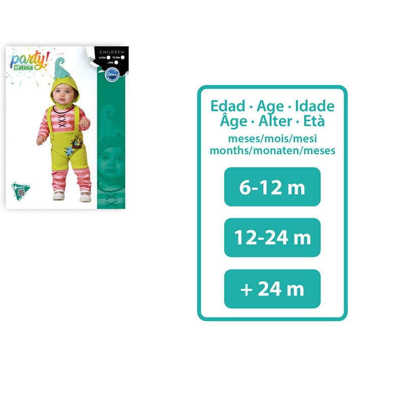 Disfraz para Bebés Duende BigBuy Carnival - Adorable para disfraces niños