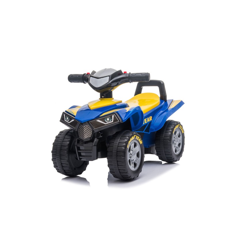 Juguetes exterior niños: Correpasillos Goodyear Azul - Compra online en MegaJuguetes