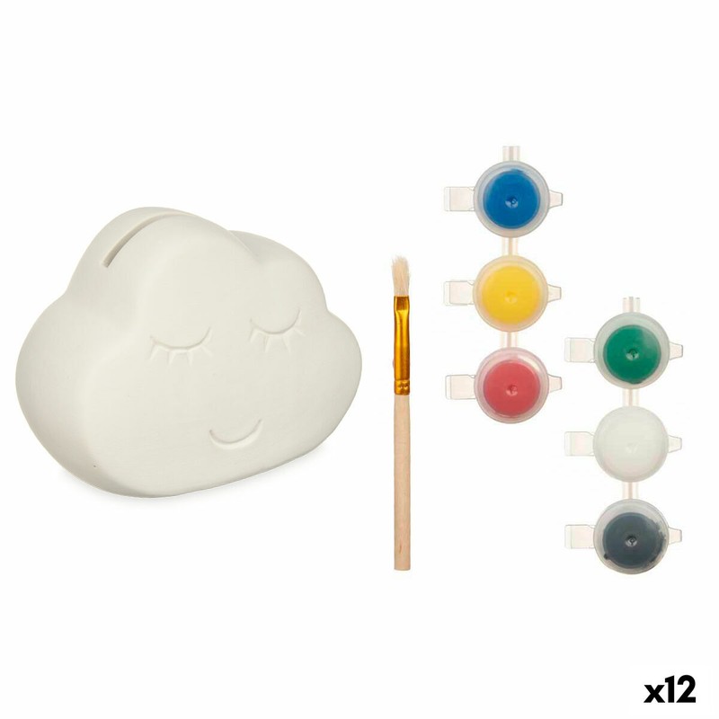 Manualidades Niños: Hucha Pincello para Pintar Nubes (12 Unidades) - Compra online en MegaJuguetes