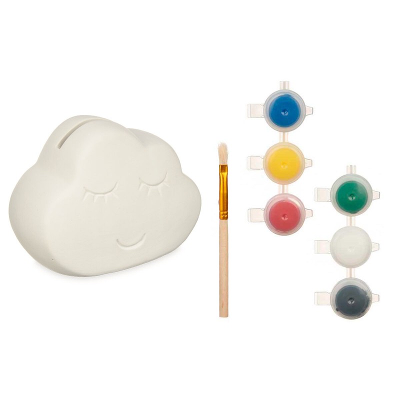 Manualidades Niños: Hucha Pincello para Pintar Nubes (12 Unidades)