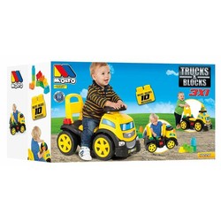 Juguetes Exterior Niños: Correpasillos Moltó Trucks and Blocks 89 cm - Compra online en MegaJuguetes