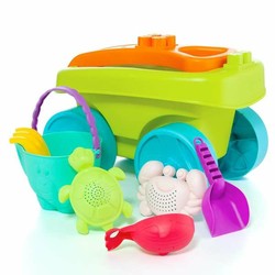 Juguetes exterior niños: Carretilla Playa Moltó con Accesorios Plegable - Compra online en MegaJuguetes