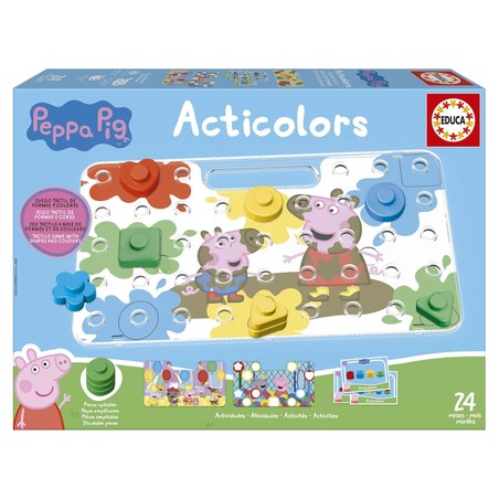 juguetes construcción niños peppa pig educa