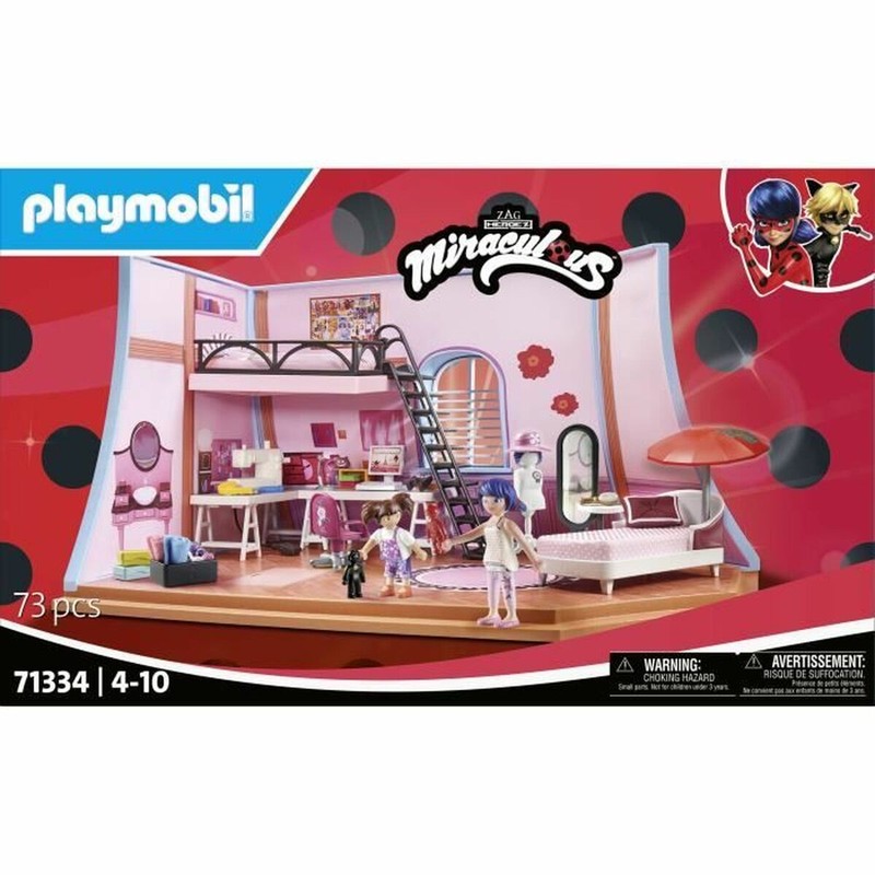 Figuras Acción Niños: Playset Playmobil Miraculous 73 Piezas