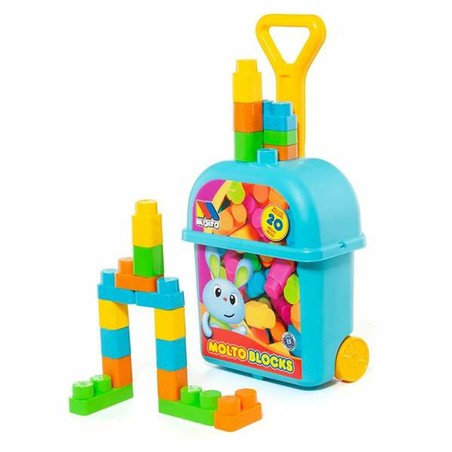 Juguetes Construcción Niños Moltó: Set 20 Piezas Trolley - Compra online en MegaJuguetes