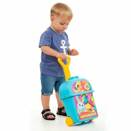 Juguetes Construcción Niños Moltó: Set 20 Piezas Trolley