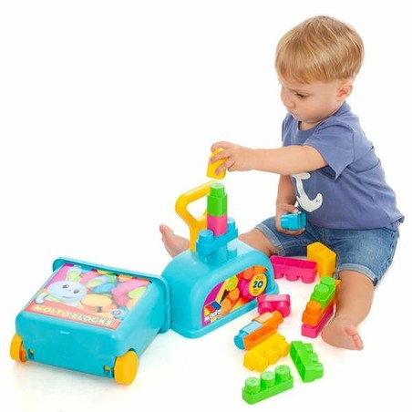 Juguetes Construcción Niños Moltó: Set 20 Piezas Trolley