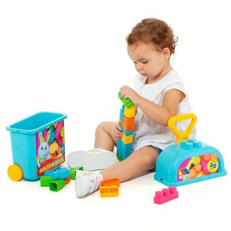 Juguetes Construcción Niños Moltó: Set 20 Piezas Trolley