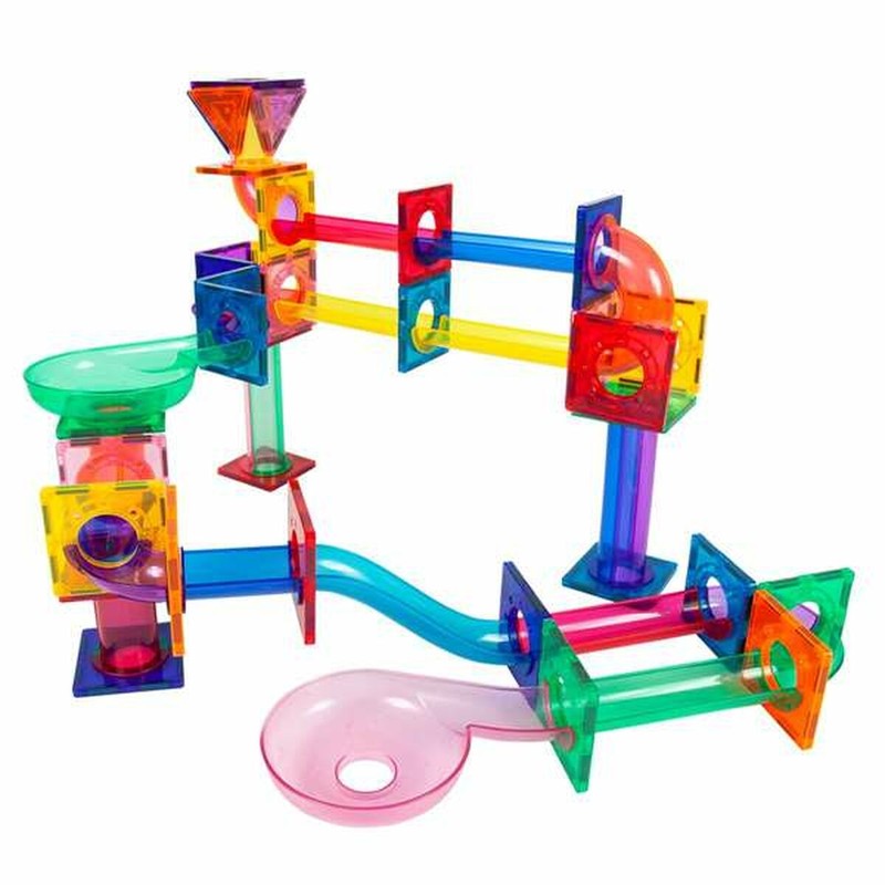 Juguetes construcción niños - Pista canicas magnética Picasso Tiles