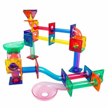 Juguetes construcción niños - Pista canicas magnética Picasso Tiles