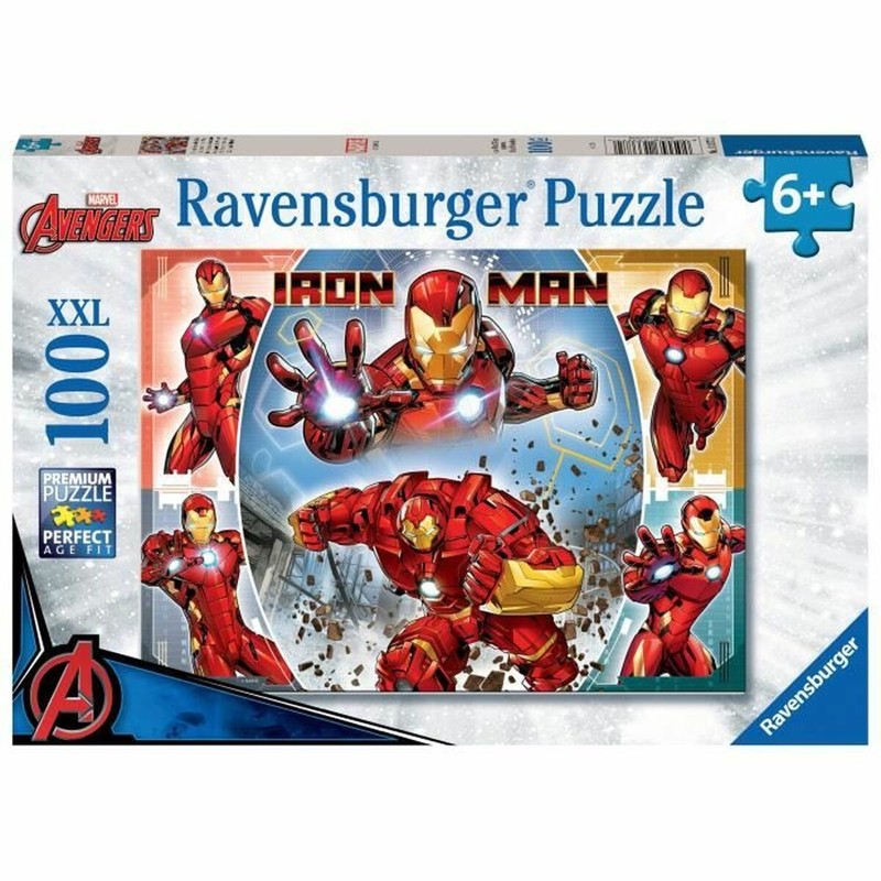 Puzzle Infantil Ravensburger Iron Man 100 Piezas - Compra online en MegaJuguetes