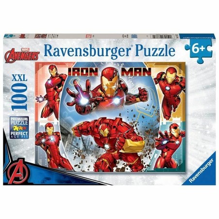 Puzzle Infantil Ravensburger Iron Man 100 Piezas - Compra online en MegaJuguetes