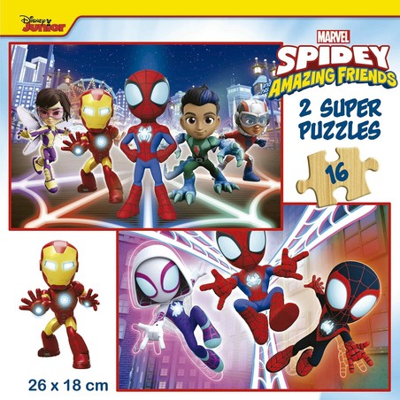 Puzzle Infantil Educa Dúo - Set 2 Puzzles 16 Piezas