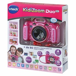 Juguetes Electrónicos Niños: Cámara Vtech Kidizoom Duo DX Rosa - Compra online en MegaJuguetes 2