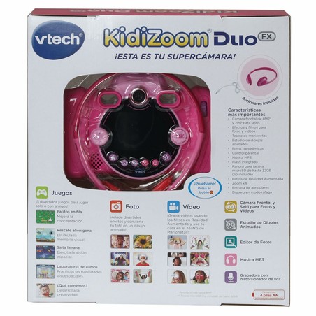 Juguetes Electrónicos Niños: Cámara Vtech Kidizoom Duo DX Rosa