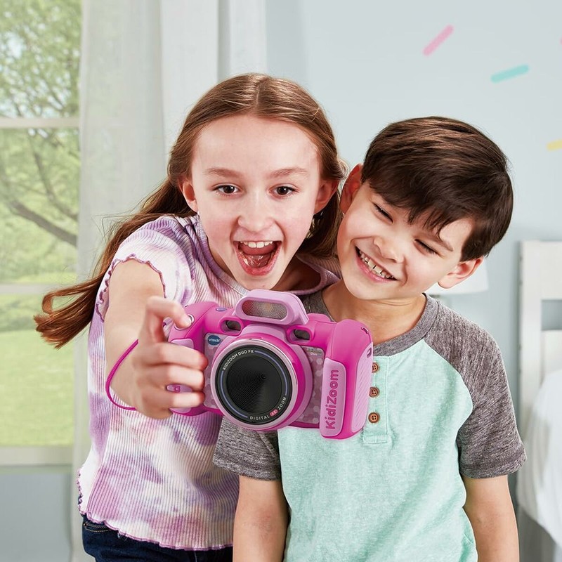 Juguetes Electrónicos Niños: Cámara Vtech Kidizoom Duo DX Rosa