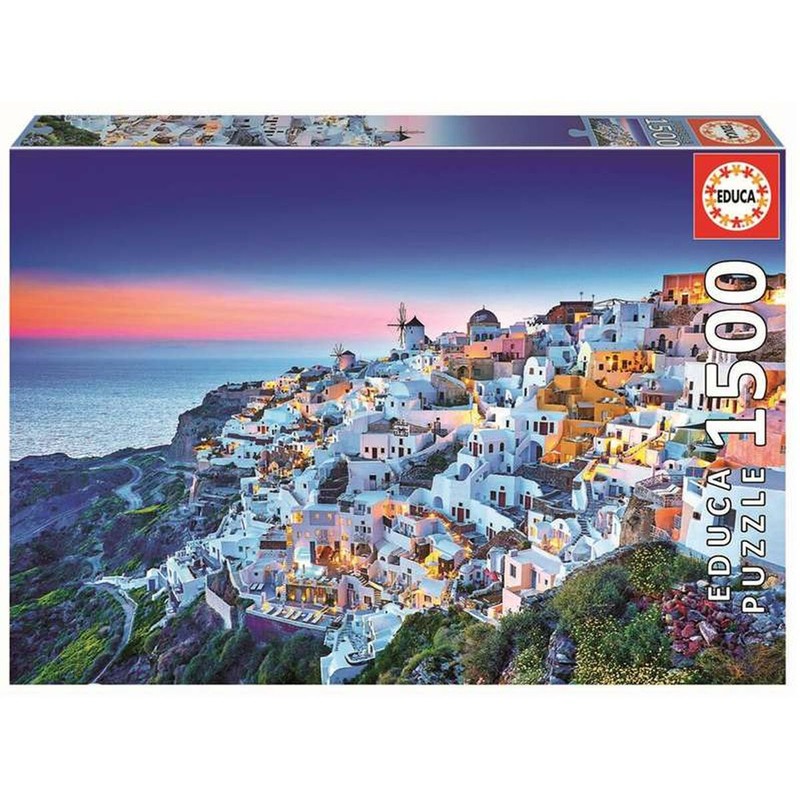 Puzzle Santorini 1500 Piezas Educa - Desafío para Adultos - Compra online en MegaJuguetes