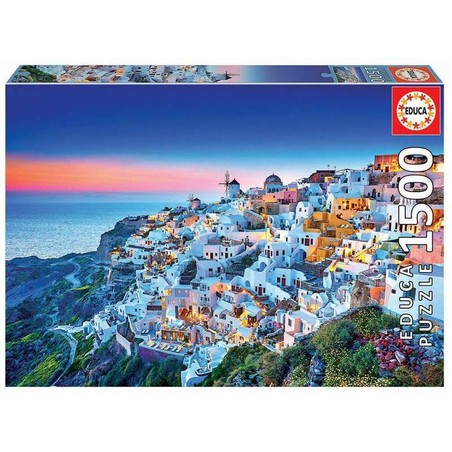 Puzzle Santorini 1500 Piezas Educa - Desafío para Adultos
