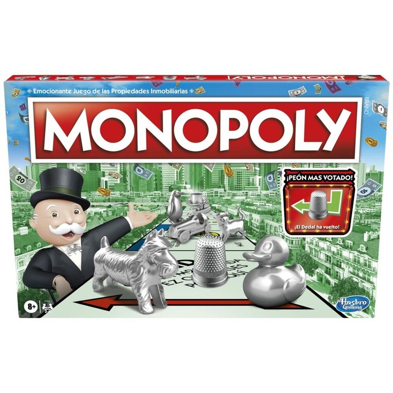 Juegos Mesa Niños: Monopoly Clásico Madrid Hasbro Original - Compra online en MegaJuguetes