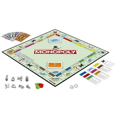 Juegos Mesa Niños: Monopoly Clásico Madrid Hasbro Original