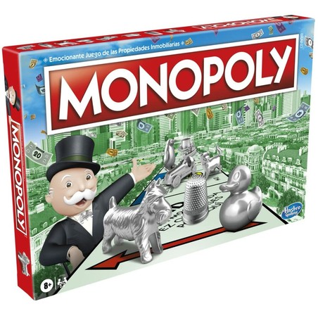 Juegos Mesa Niños: Monopoly Clásico Madrid Hasbro Original