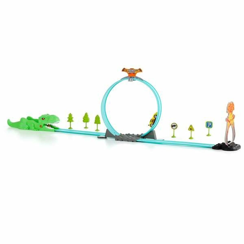 Coches Juguete Niños: Pista de Carreras Moltó Dinosaurio 107 cm