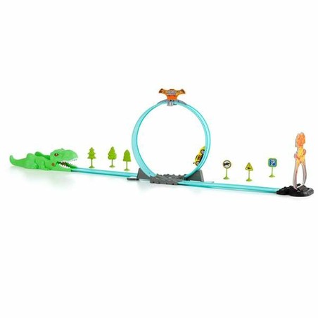 Coches Juguete Niños: Pista de Carreras Moltó Dinosaurio 107 cm
